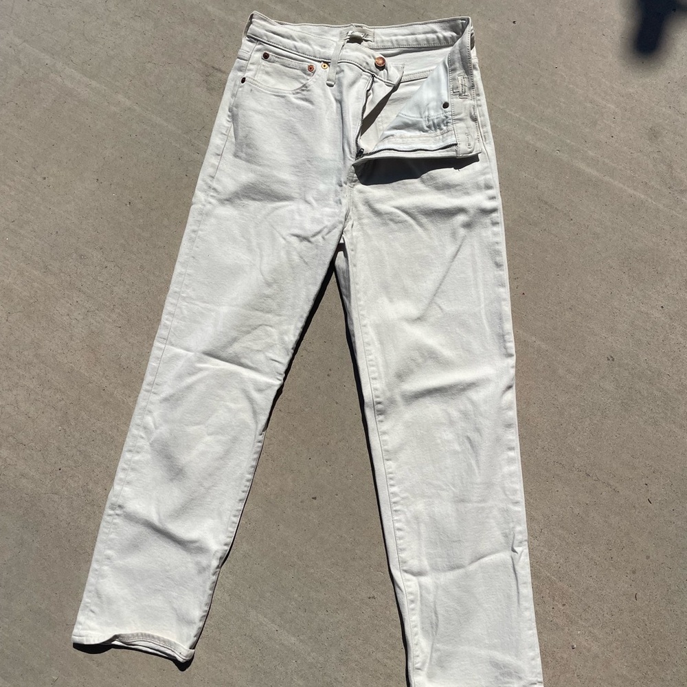 Madewell Perfect Vintage Jean in cream
